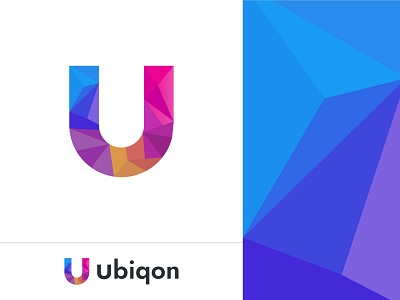 ubiqon logo design || Modern U Letter logo