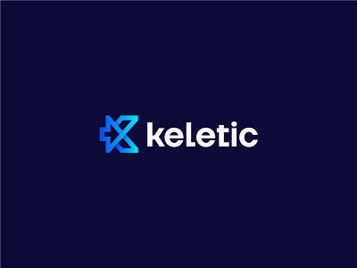 Keletic - K letter + Arrows 3d asdfghjkl blue brand brand identity branding design gradient logo graphic design icon illustration k letter k letter arrow logo logo design modern logo qwertyuiop vector zxcvbnm