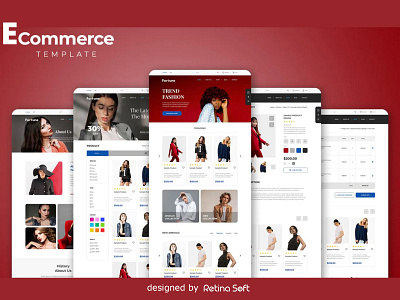 Ecommerce 3 design ecommerce online shop online store retina soft website website design
