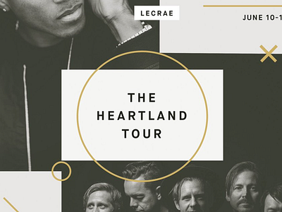 The Heartland Tour feat. Switchfoot and Lecrae concert lecrae poster print show switchfoot