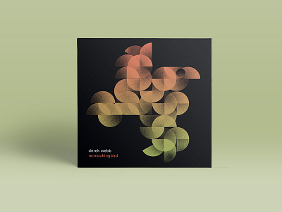 Derek Webb's re:mockingbird album album cover bird cd cover derek webb geometric gradient grain mocking bird screen print