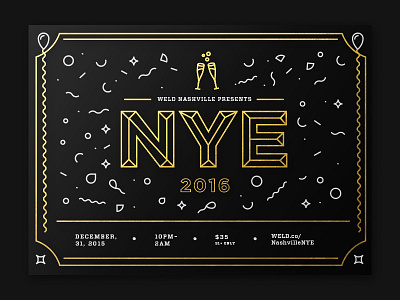 New Years Eve 2015 coworking event invitation new years new years eve nye party weld