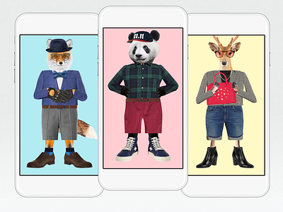 Fashion Zoo (part 2) animals characters cute fashion fox game kawai kawaii panda