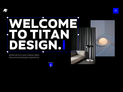 Titan Design adobexd agency blue branding design ui ui design userinterface