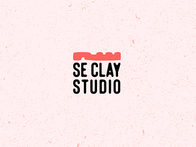 Se Clay Studio Final 14 clay illustration logo potter pottery three typography vector