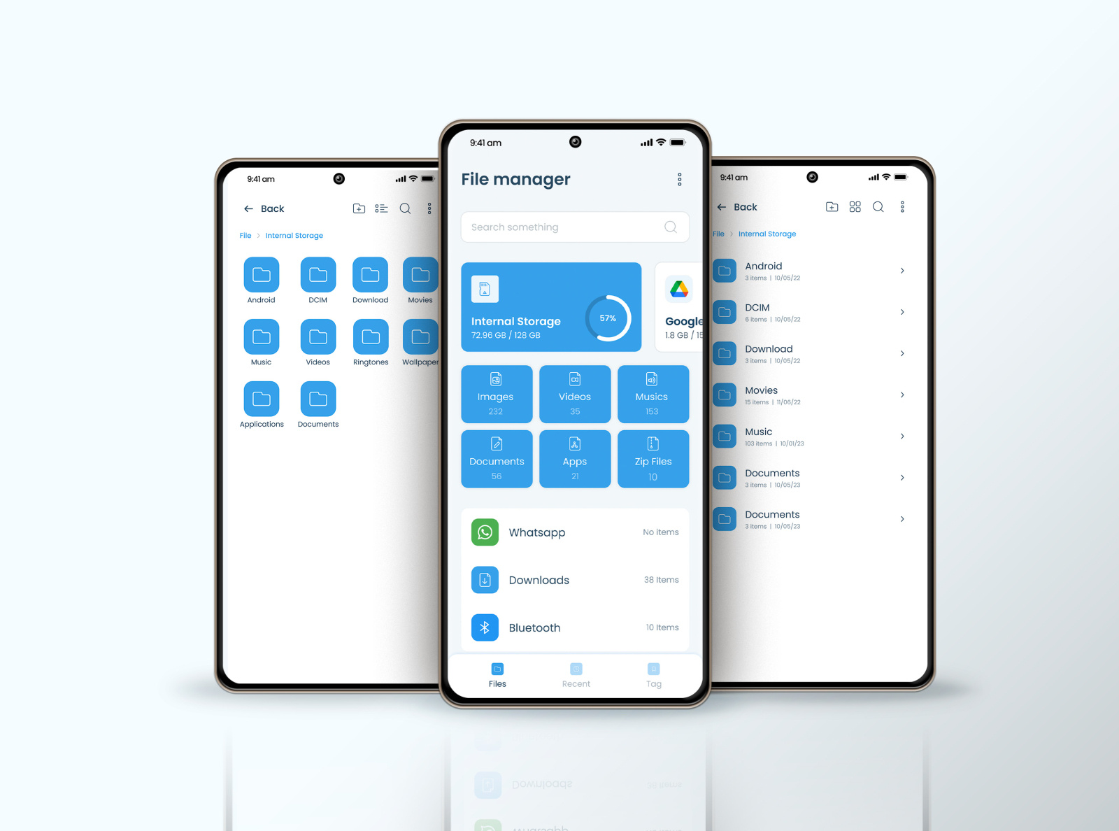 File Manager Mobile App by Alok Banik on Dribbble
