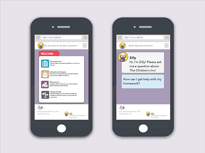 TCI Webpage Chatbot UI illustration interface design mischief mobie mobileui phone phone app uidesign