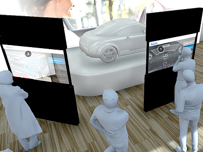 Spatial Transparent AR concept 1 3d auto event previs render silo3d sketch sketchfab