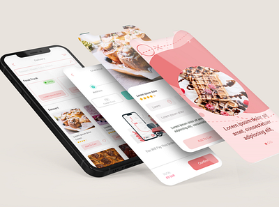 bakery app design design graphic ui ux