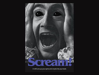 019 / SCREAM! clean commercial daily design dynamic editorial editorial layout poster poster a day posteraday