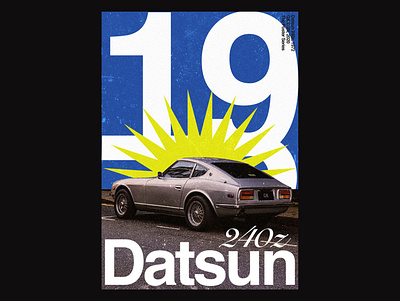 049 / Datsun, 240z clean commercial daily design dynamic editorial editorial layout poster poster a day posteraday