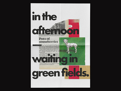 050 / Green Fields clean commercial daily design dynamic editorial editorial layout poster poster a day posteraday