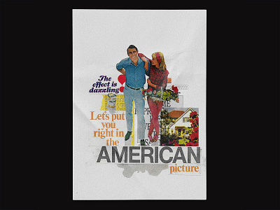 058 / AMERICAN PICTURE clean collage collage a day collageart commercial daily design dynamic editorial editorial layout poster poster a day posteraday