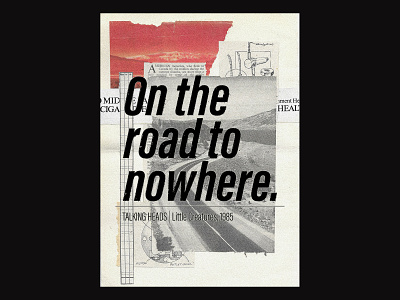 067 / Road to Nowhere clean commercial daily design dynamic editorial editorial layout poster poster a day posteraday