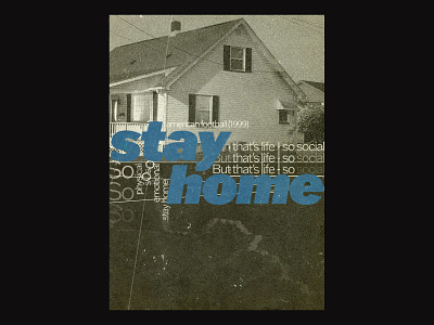 074 / Stay Home daily design dynamic editorial editorial layout poster poster a day posteraday