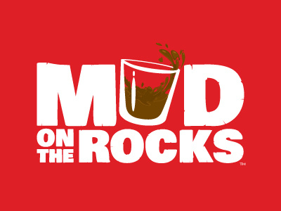 Mud on the Rocks Team logo logo mud runs team tough mudder