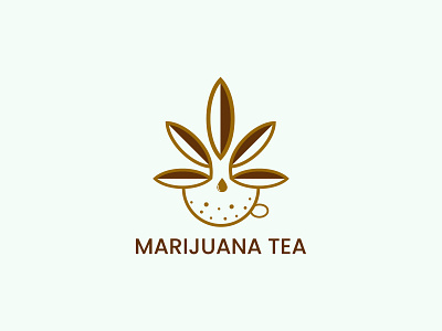 Marijuana Tea Logo | Logo Design | Branding | Logo | Logos