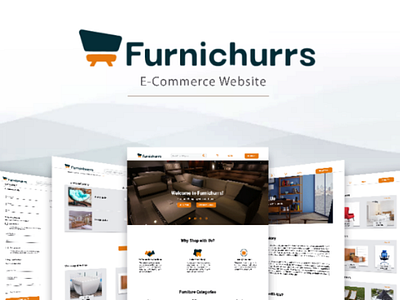 E-commerce Website- Furnichurrs e commerce furniture landing page ui design