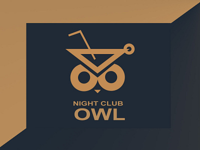 NIGHT CLUB OWL design illustration