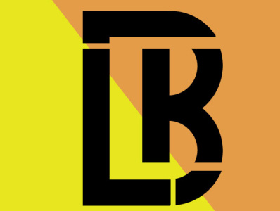 B + L + K LOGO design illustration logo typography