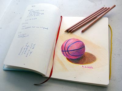 Dribbball sketch debut design dribbble hand illustration pencil