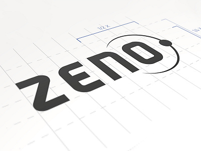 Zeno branding design identity lettering light logo simple typography wordmark