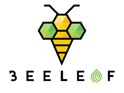 beeleaf logo logo design logo designer