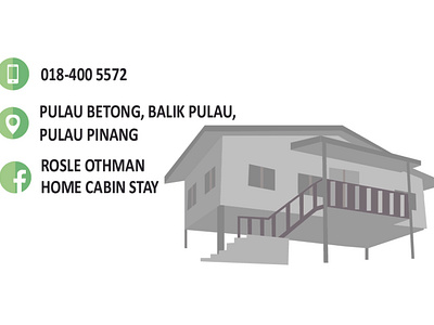 business card Homestay Roslee