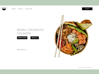 Food bowls design || wwstudios bowls design designs ecommerce design food app fooddesign madeinwebflow minimal web webdesign webflow website design