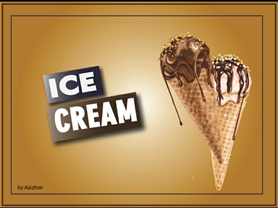 Ice cream in adobe illustrator