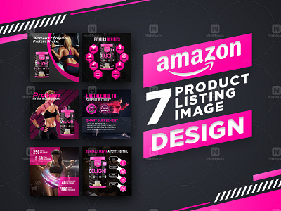 amazon product listing design amazon fba amazon lifestyle amazon listing design icon illustration midmakes product listing typography vector