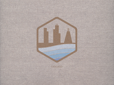 Chicago badge chicago design icon texture