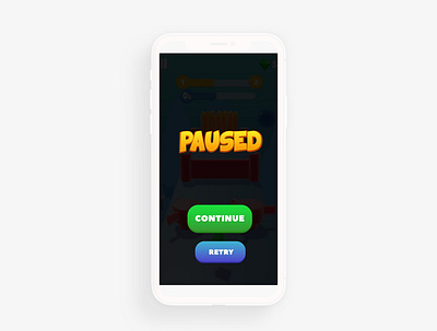 Paused adobe illustrator game art gamedesign gameicon gameui graphic design illustration logo ui visual art