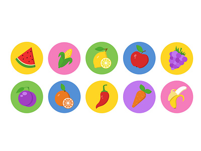 Fruits Icons