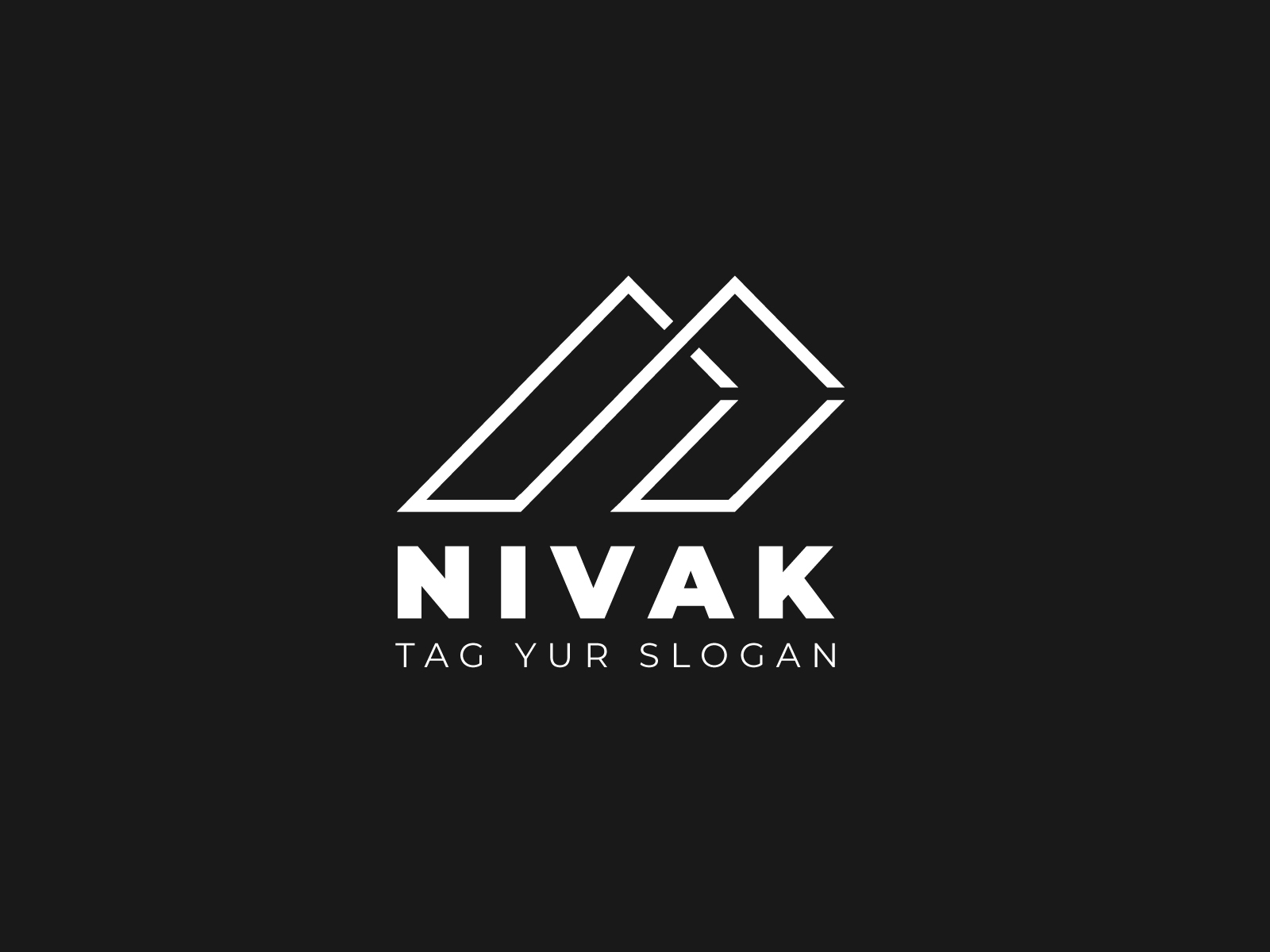 Nivak amazing minimal logo design by design2expert on Dribbble