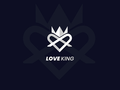 Love king Logo brandidentity branding design businesslogo company logo custom logo design fiverr design logo logodesign minimalist logo mordern logo