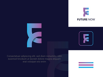 F Latter Modern Logo Design