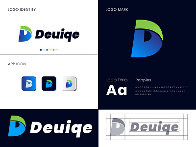 Deuiqe | D Latte | Modern | Branding | Company | logo | Design