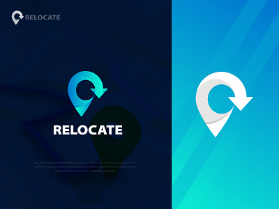 RELOCATE | MODERN | BRANDING | BUSINESS | LOGO DESIGN brandidentity branding design company logo custom logo design design fiverr design illustration logo logodesign minimalist logo