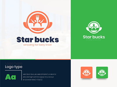 Star bucks Food Restaurant Company Logo Design