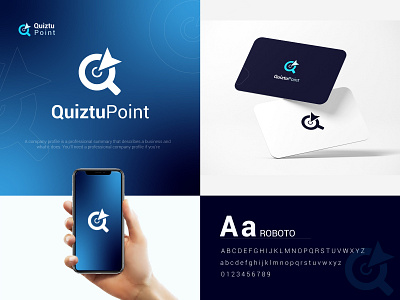 QuiztuPoint  logo | Q Latter | Tech Logo | Digital App Icon