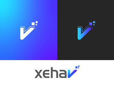 Xehav Tech Logo Design