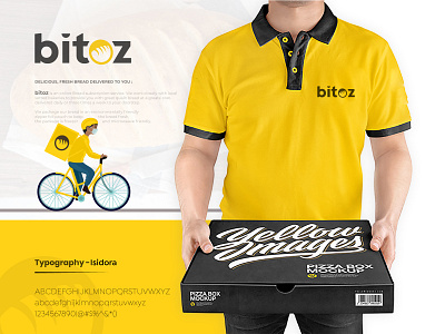 bitoz | delicious | bread | food delivery company logo 3d animation brand guide brandidentity branding branding design company logo custom logo design delicious design fast food fiverr design graphic design illustration logo logodesign minimalist logo motion graphics ui