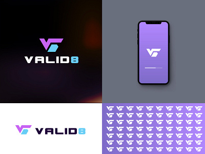 VALID8 | TECH LOGO DESIGN | Minimal Tech | Brand Identity Design