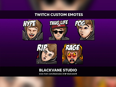 SELF POTRAIT TWITCH EMOTES cartoon character crypto customemote customemotes emotes gg illustration twitch twitchemotes