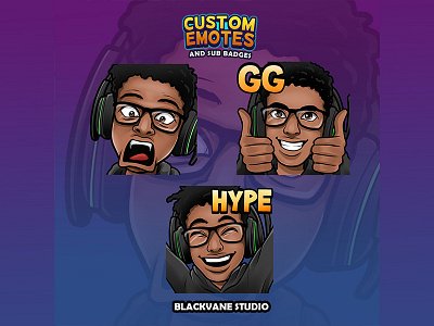 Momobeast Twitch Emotes By Black Vane Studio On Dribbble