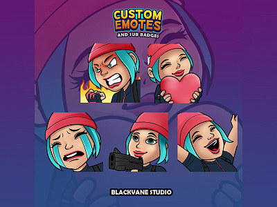 Custom emotes - jose cartoon character customemote customemotes design emotes illustration twitch twitchemotes