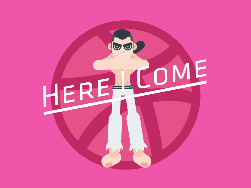 Here I come, dribbble~ animation firstshot motiongraphics