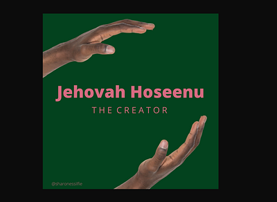 Jehovah Hoseenu creators design godourmaker gospel illustration illustrator jesus