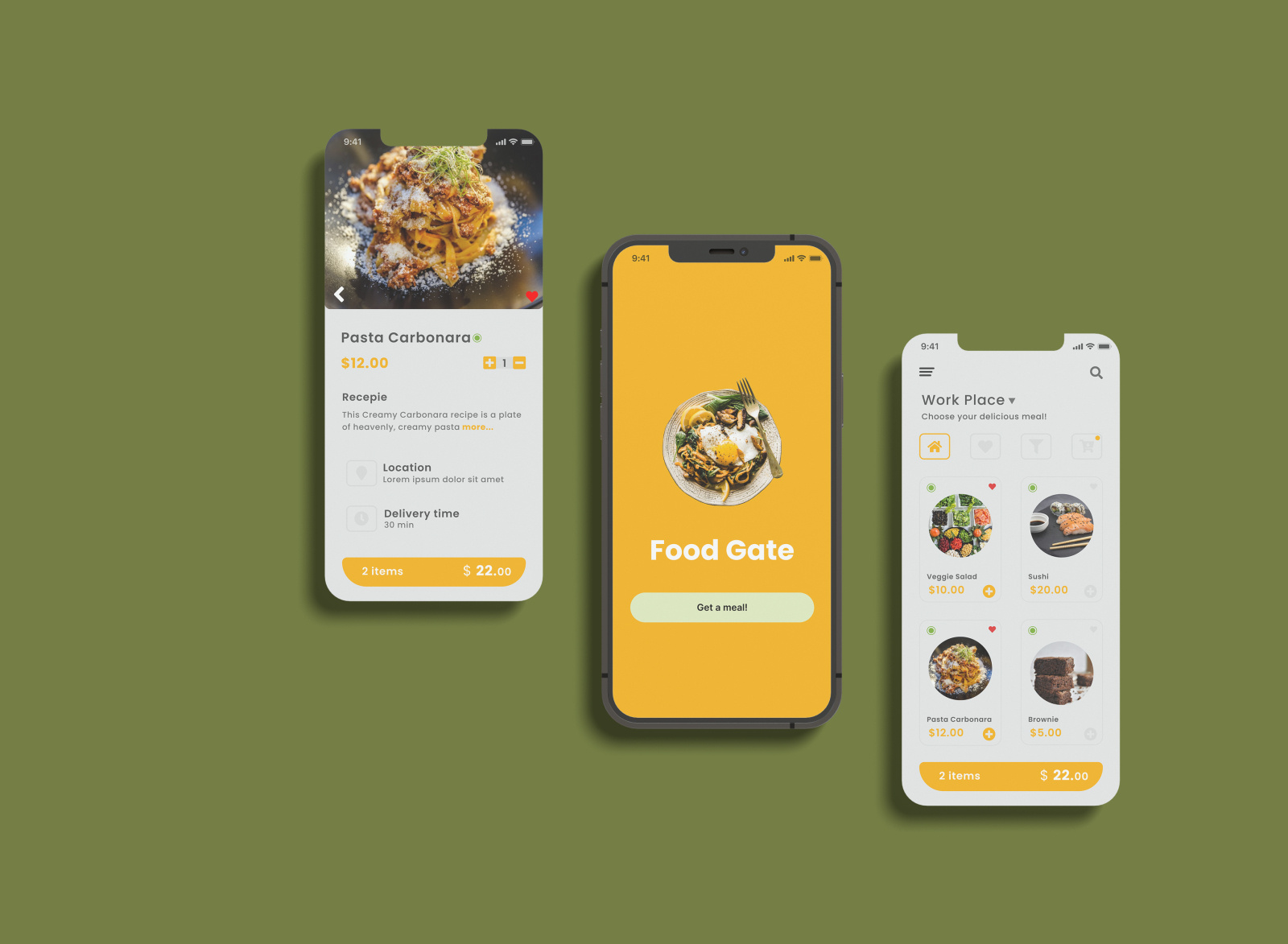 Food Gate by jabche 🐸 on Dribbble